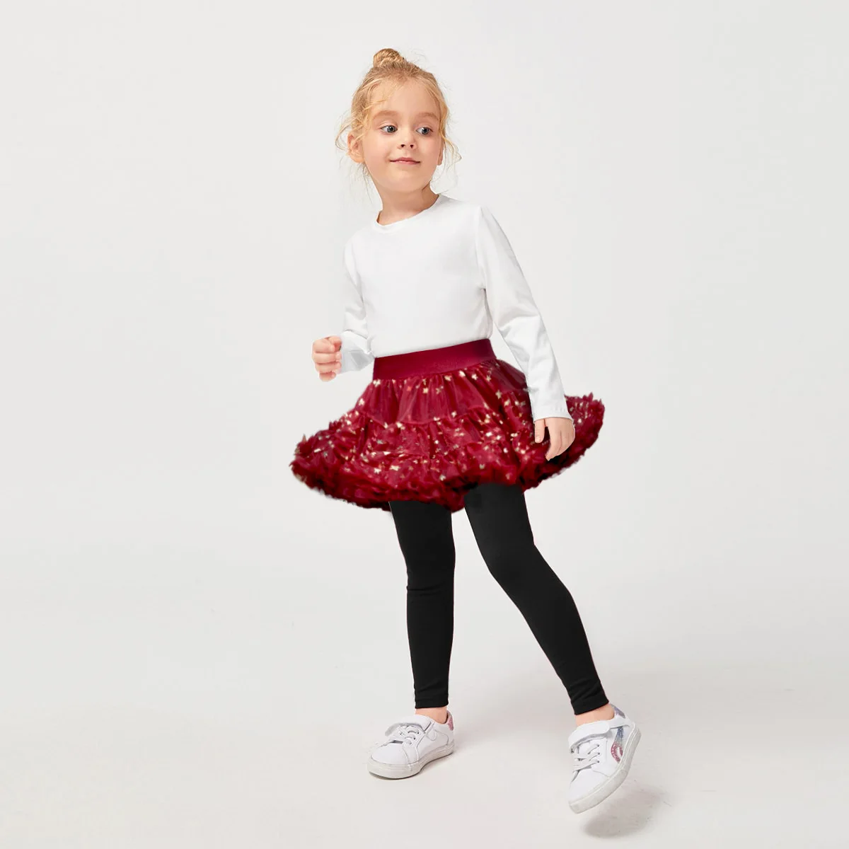 The second generation Tutu dress that doesn't shed any crumbs is a fluffy girl's half skirt, Lolita Princess skirt, cake skirt,