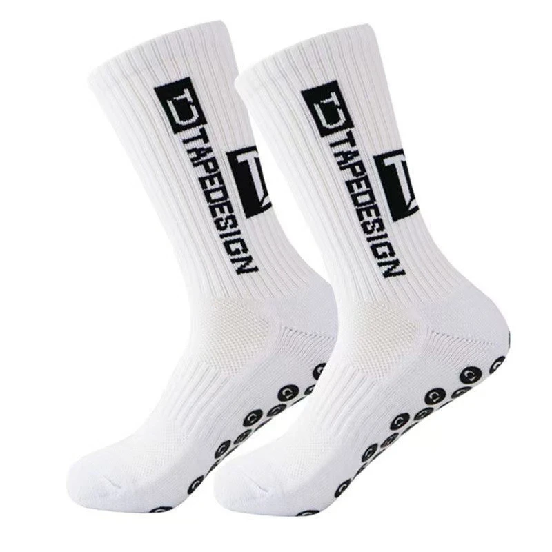 New Anti-Slip Football Socks For Men High Quality Soft Breathable Thickened Sports Socks Cycling Running Hiking Soccer Socks