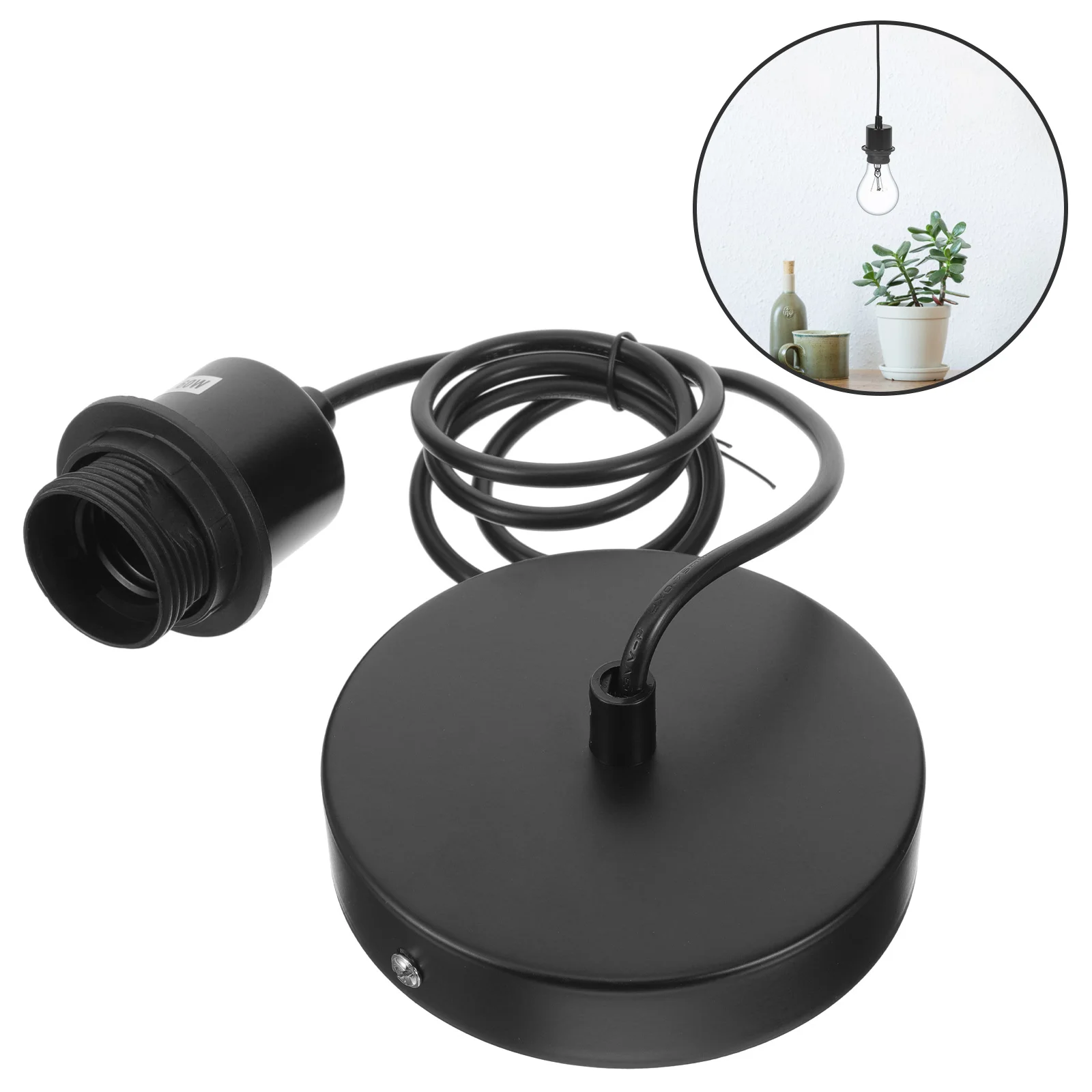 

Ceiling Light Holder E27 Thread Screw Socket Metal Bulb Base for Chandelier Pendant Lamp Fixtures Bright Illumination Easy