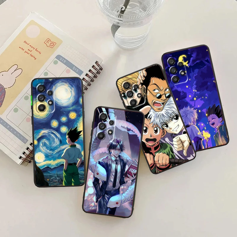 

Anime Cool Hunter X Hunter For Samsung A53 A52 A33 A32 A51 A71 A21S A13 A73 A55 A22 A23 A35 A72 A54 A12 5G Black TPU Phone Case