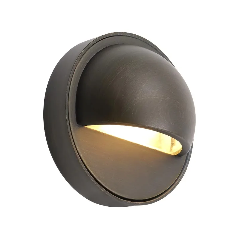 

Warehouse LT2601 Die Cast Brass Outdoor G4 Deck Light for Outdoor Balcony Patio Terrace Track Step Lane