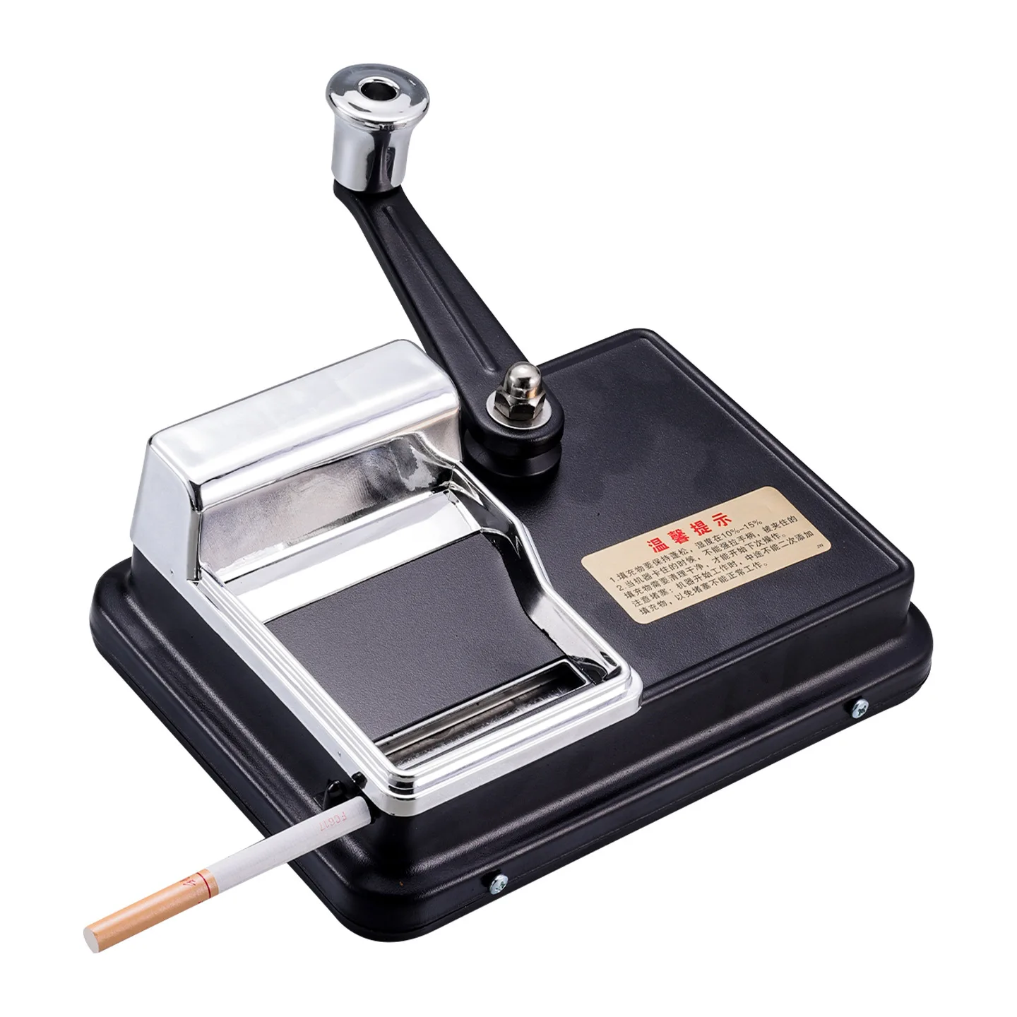 

Efficient Slag-Free Household Cigarette Injector - 3-Rail Solid Tungsten Steel Labor-Saving Hand-Crank Tool