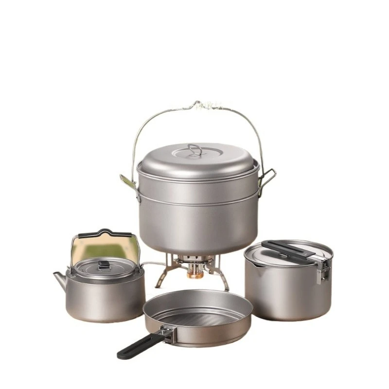 

Outdoor cookers, stoves, camping equipment supplies, titanium alloy kettles, outdoor camping tableware, portable sets of pots