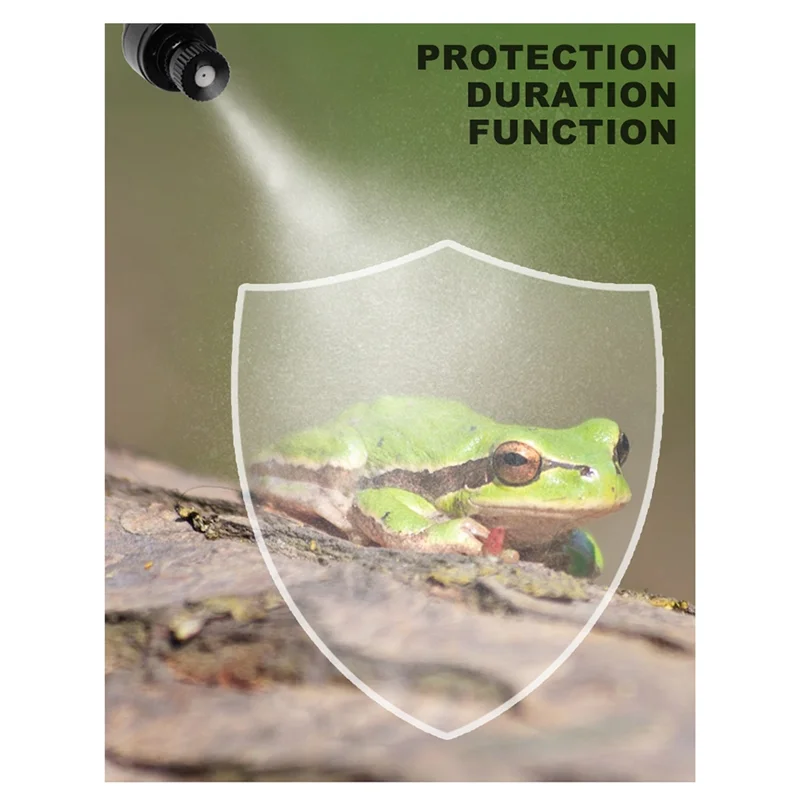 ABUG-New Reptile Intelligent Spray System Fogger Terrarium Humidifier Electronic Timer Automatic Mist Rain Forest Kit EU Plug