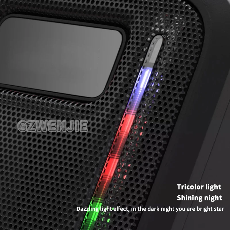 

150 Вт уличный караоке-динамик портативный мобильный профессиональный Bluetooth-сабвуфер с микрофоном 36 часов работы автономной работы