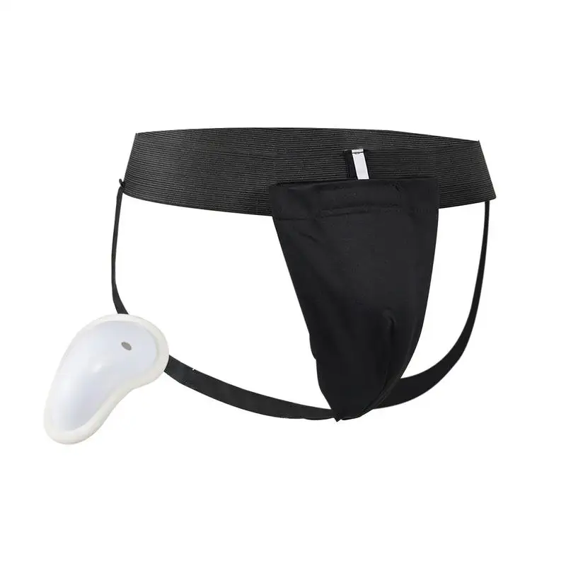 

Groin Protector Kids Groin Guards Shock-Absorbing Men Jockstrap Adjustable Kids Protective Cup For Training Sparring Grappling