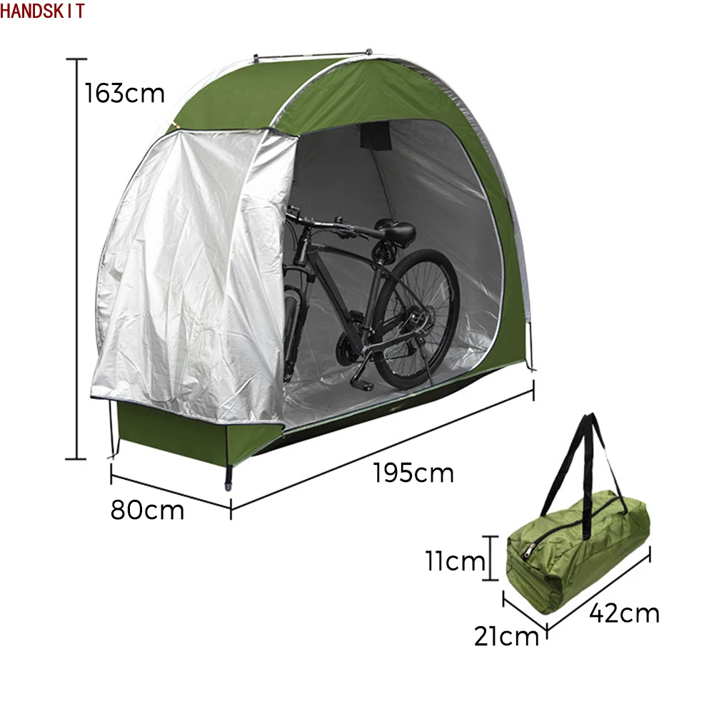 Bicycles, motorcycles, repair tools, outdoor toys, lawn mower tent 210D storage room mountain bike convenient car cover