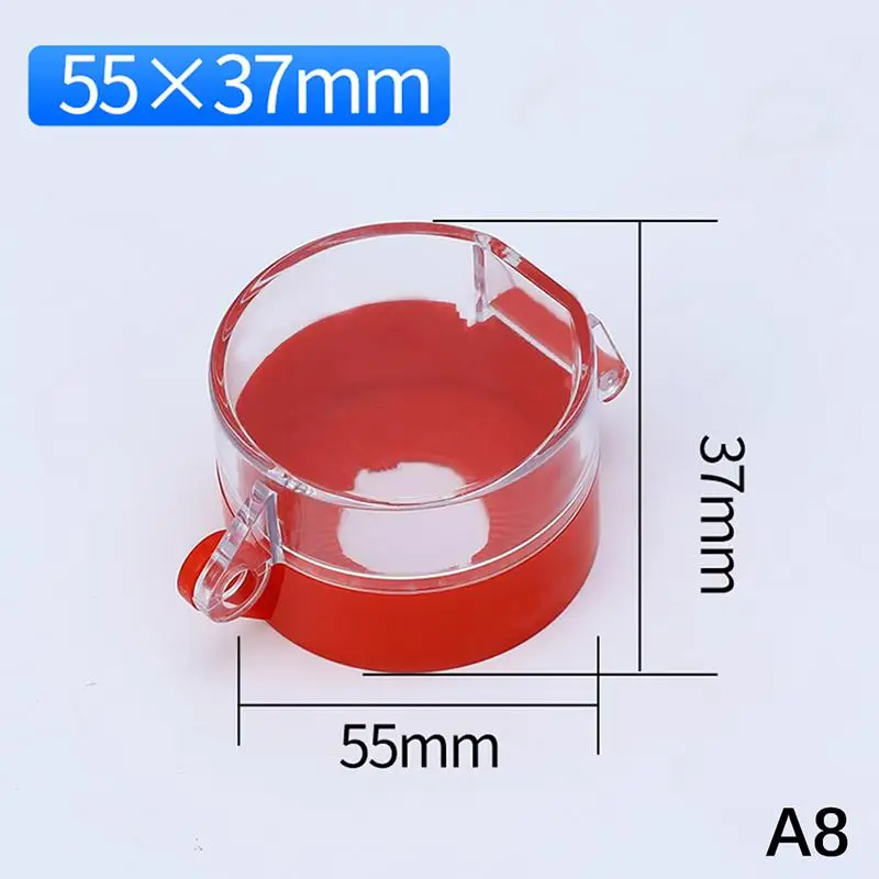22mm Yellow Emergency Stop Button Protection Cover Button Switch Emergency Mushroom Head Protection Seat Protection Cover Ring