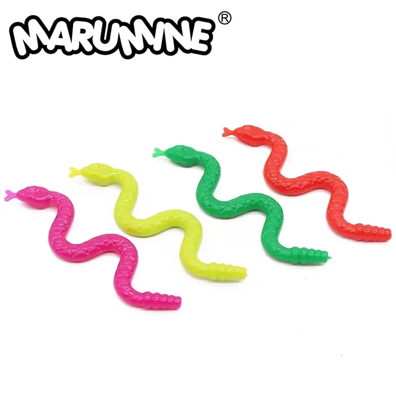 

Marumine 30115 Animal Mini Snake Brick Parts Model MOC 200PCS Forest Tussock Assembly Creative Accessories DIY Halloween Toys