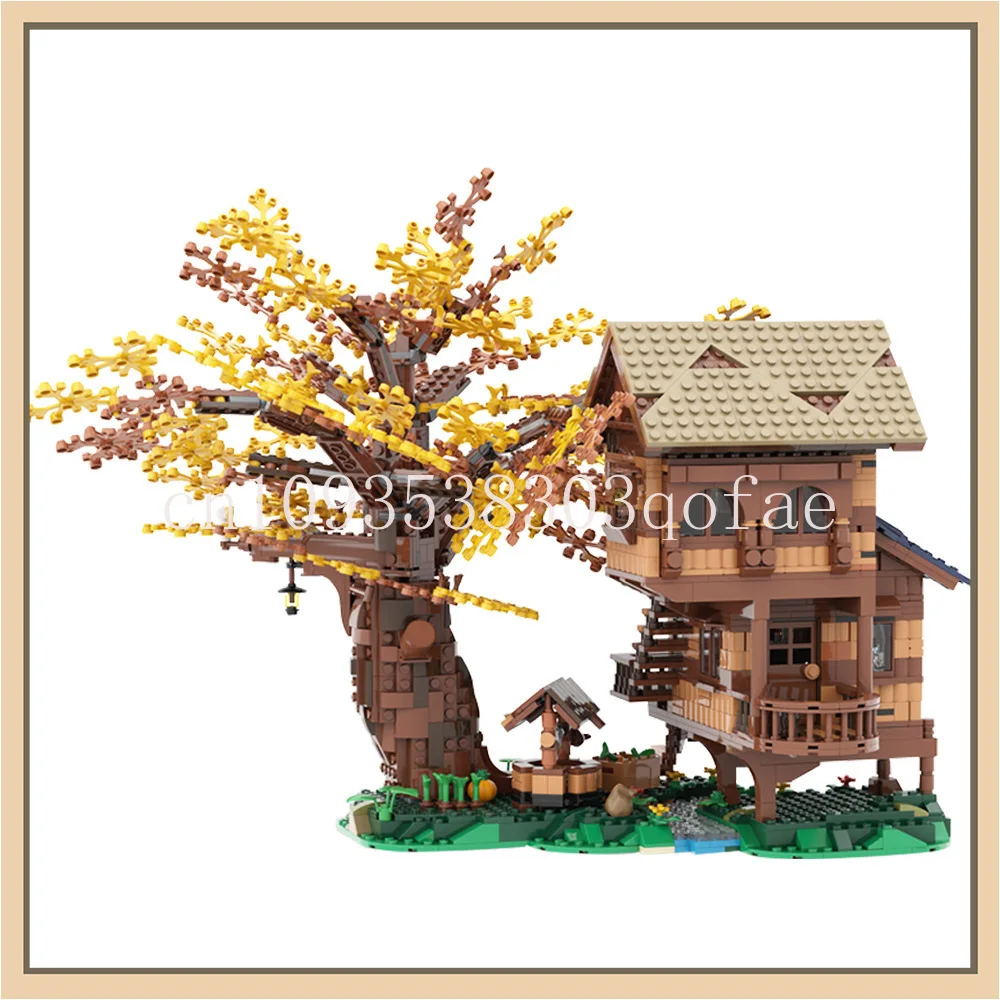 

MOC-55068 Строительные блоки Acadia Holiday Cottage Building Model Маленькое зерно Street View Набор строительных блоков Подарок