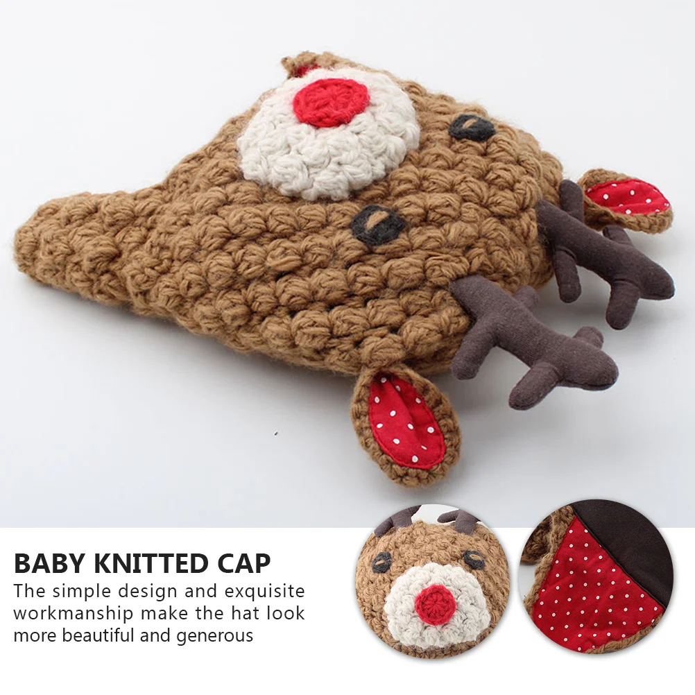 

Cap Knitted Beanie Hat for Cold Weather Soft Warm Infant Headwear Fashionable Gift for Newborns