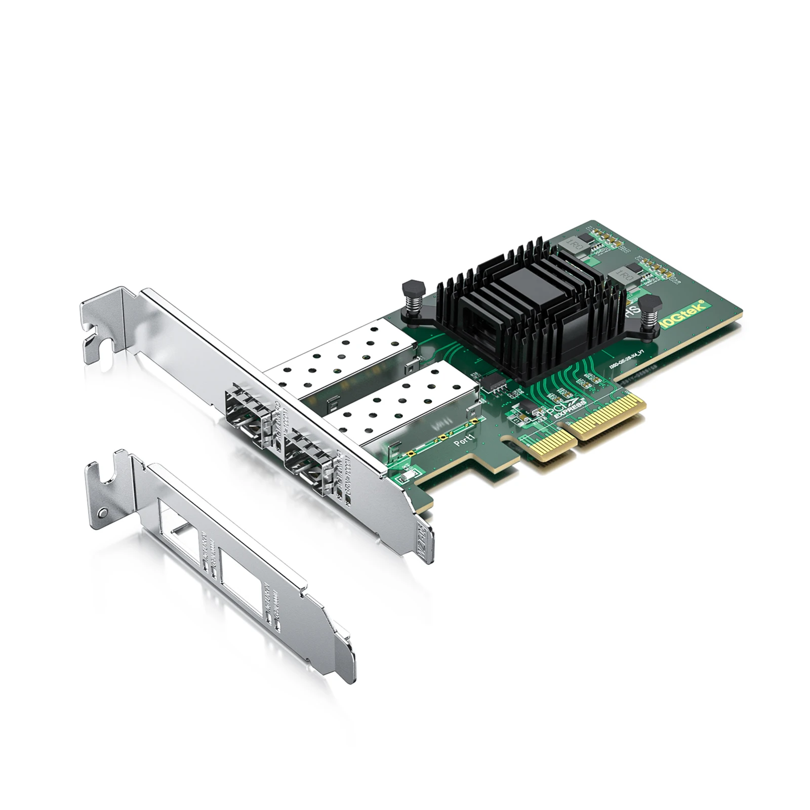 For Intel I350AM2 Ethernet Network Card PCI Express 2.1 x4 Dual SFP For I350-F2