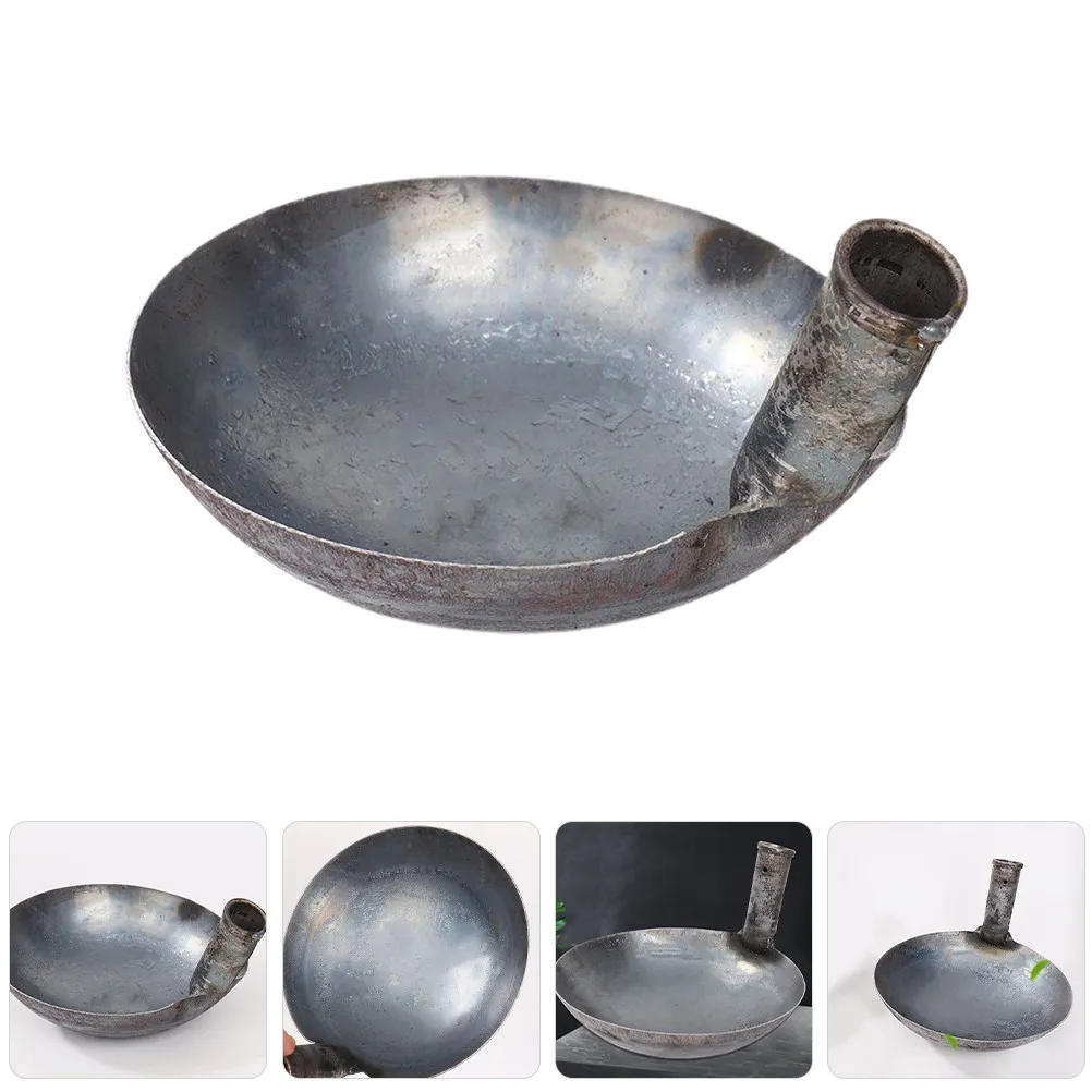 Iron Water Ladle Thickened Heavy Duty Design Ergonomic Comfort Grip for Washing Vegetables Watering Plants Kitchen Garden Bath