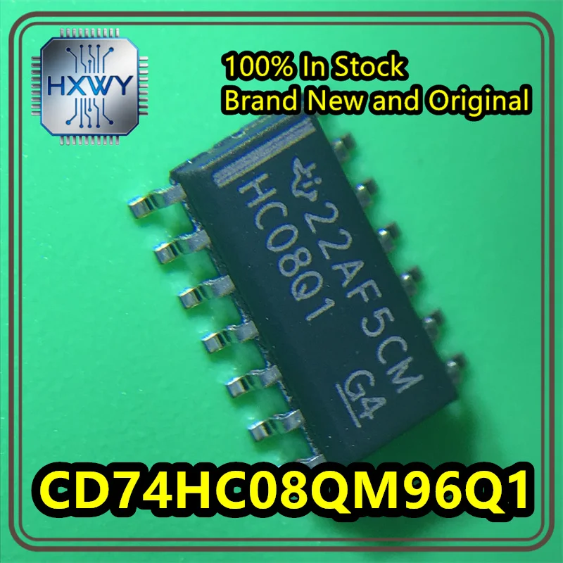 (20/100 pieces) CD74HC08QM96Q1 HC08Q1 SOP14 Four-channel 2-input AND gate, brand new, original, in stock, electronic device IC.