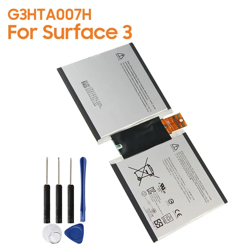 Replacement Battery For Microsoft Surface 3 1645 Surface3 G3HTA004H G3HTA003H G3HTA007H Powerful Rechargeable Batteries 7270mAh