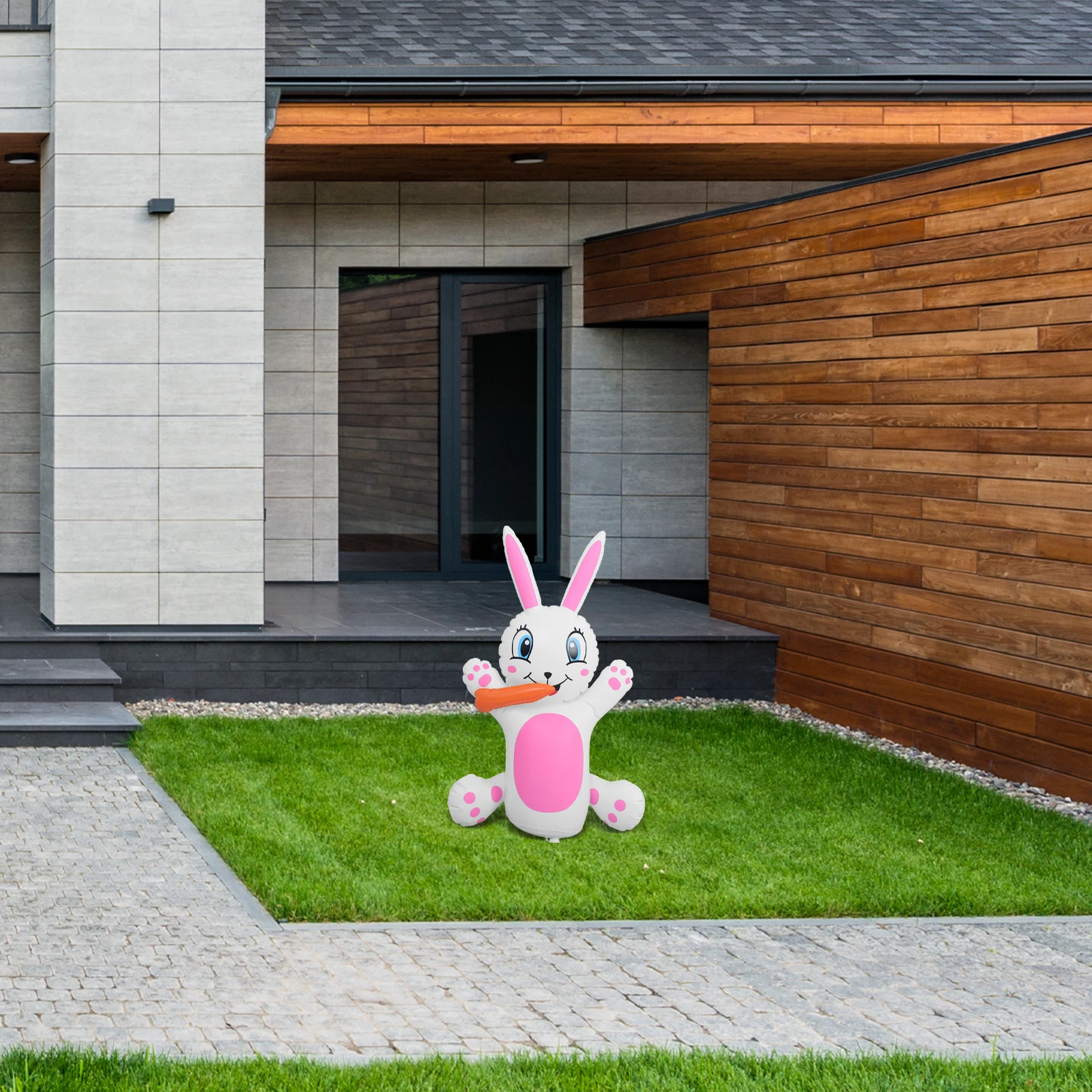 

Easter Bunny Decoration Outdoor Inflatables Rabbit Party Decorations Home Ornament Air Filled Animals Balloon Ornaments