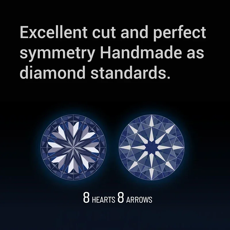 Moissanite Stone Large Sizes D Color with GRA Certificate Pass Diamond Tester Charms Beadsfor Advanced Jewelry Making Materials