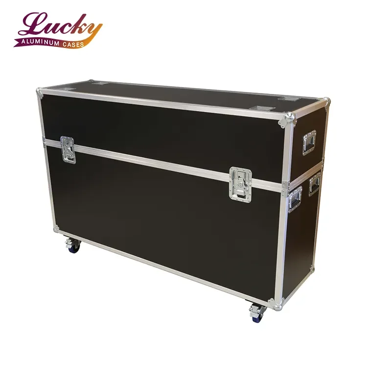 

Heavy Duty Utility Aluminum 75'' TV Flight Case Professional Single Flight Case with Wheels