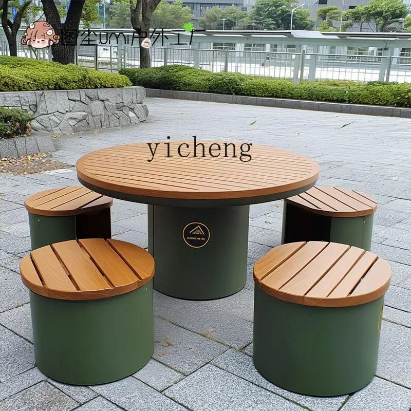 

FY outdoor commercial street booth table and chair restaurant park cafe