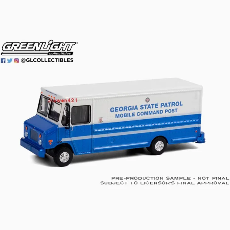 

GreenLight Diecast 1:64 Scale 2019 Step Van Logic Command Car Alloy Simulation Car Model Collection Display Toys