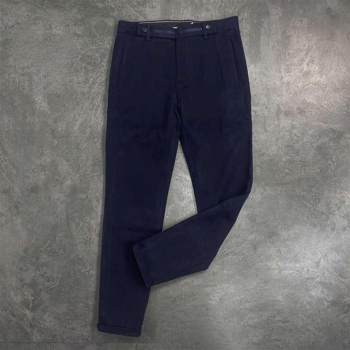 

Мужские модные эластичные джинсы серии J, облегающие, повседневные брюки из утолщенной хлопковой смесовой ткани для осени и зимы