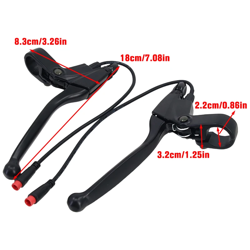 Aluminum Alloy Left/Right Brake Lever For KUGOO M4 / M4 Pro Electric Scooter Handle Replacement Accessory Parts