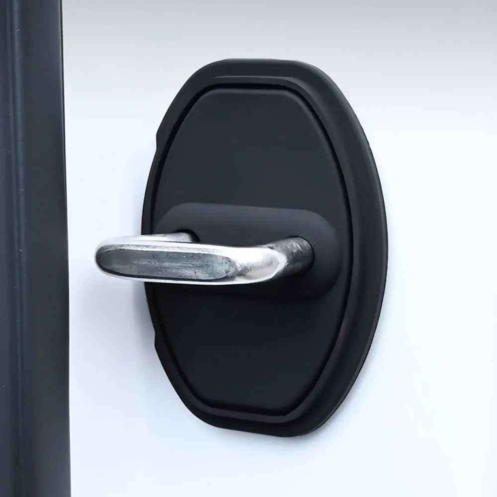 باب السيارة كتم التخميد وسادة سيليكون قفل الباب مشبك الباب المضادة للتصادم الغطاء الواقي لسكودا كودياق 2016-2025