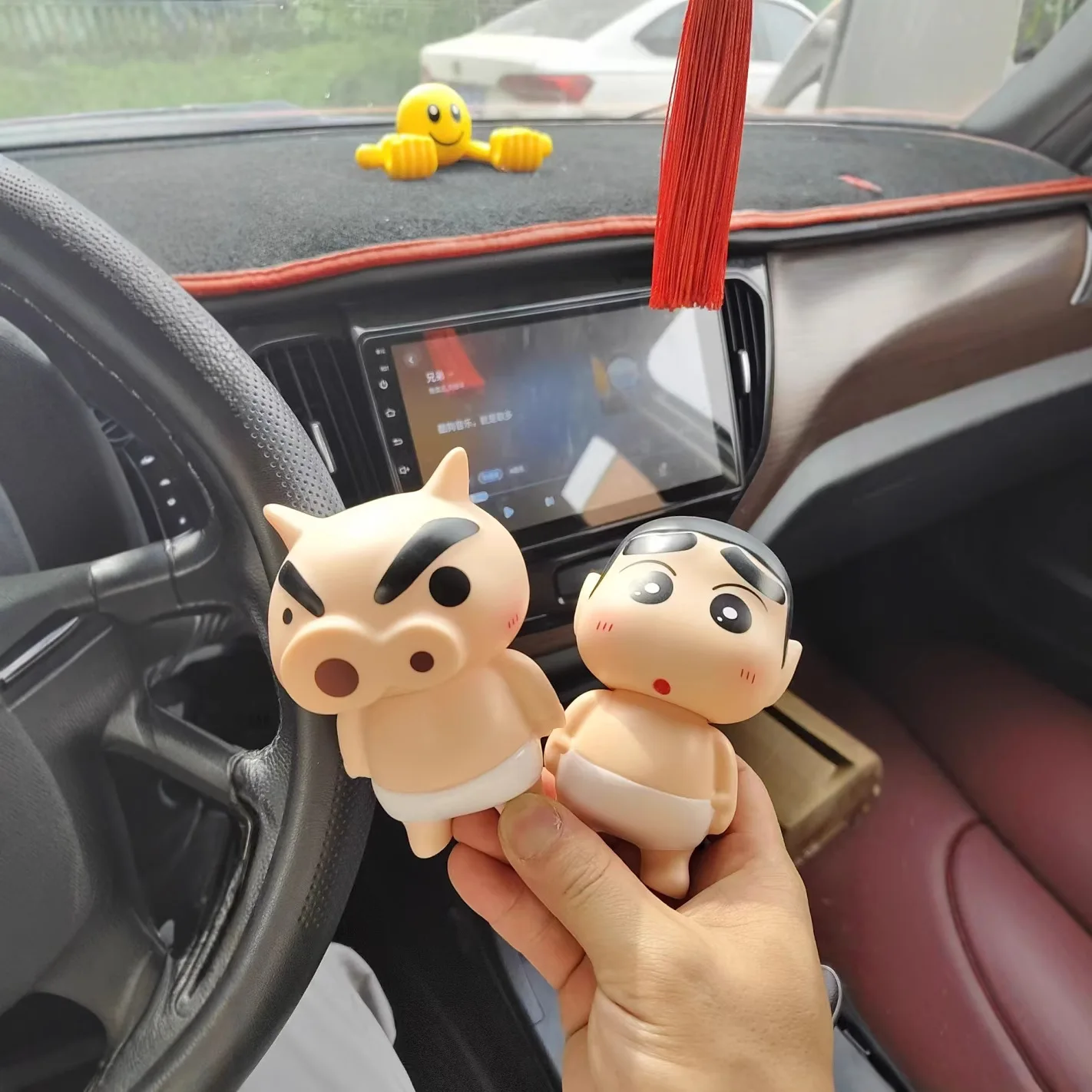 13CM Nowe Anime Crayon Shin-chan Buriburizaemon kawaii Figurki Akcji Model PVC Ozdoba Dekoracja Samochodu Zabawki Lalka Prezenty