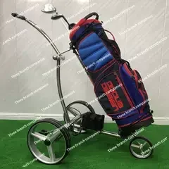 Golf trolley, electric golf trolley remote control foldable golf cart