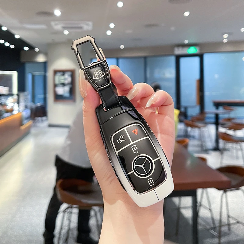 

Key Fob Cover Protector for Mercedes Benz A B C E S CLA CLK CLS GLA GLC GLE GLK SLK AMG Series Keyless Accessories
