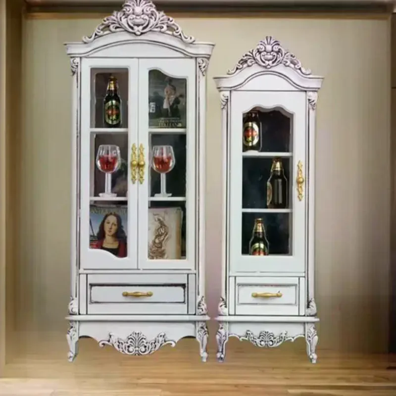 

Miniature 1/12 Scale Dollhouse Display Storage Cabinet, Toy Furniture Decor for Doll's Wine Cabinet