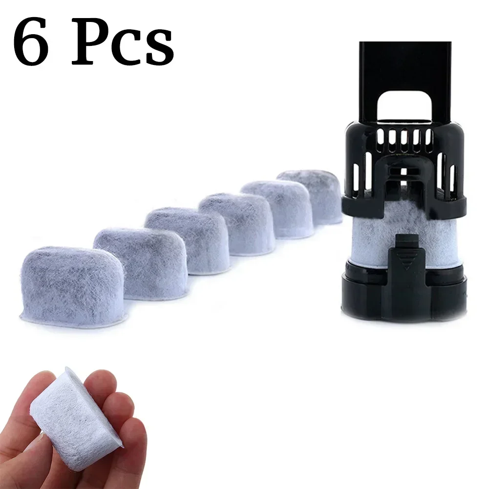 Water Dispenser Charcoal Water Filters Coffee Maker 6pcs Coconut Shell Activated Carbon 55*32*34mm Replacement