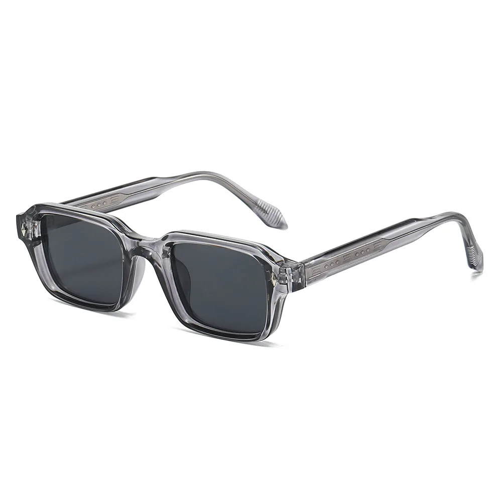 Hiking Camping Fashion Frame Square Sunglasses Men Women Brand Desinger Rivet Rectangle Sun Glasses Male Cycling Eyewear UV400