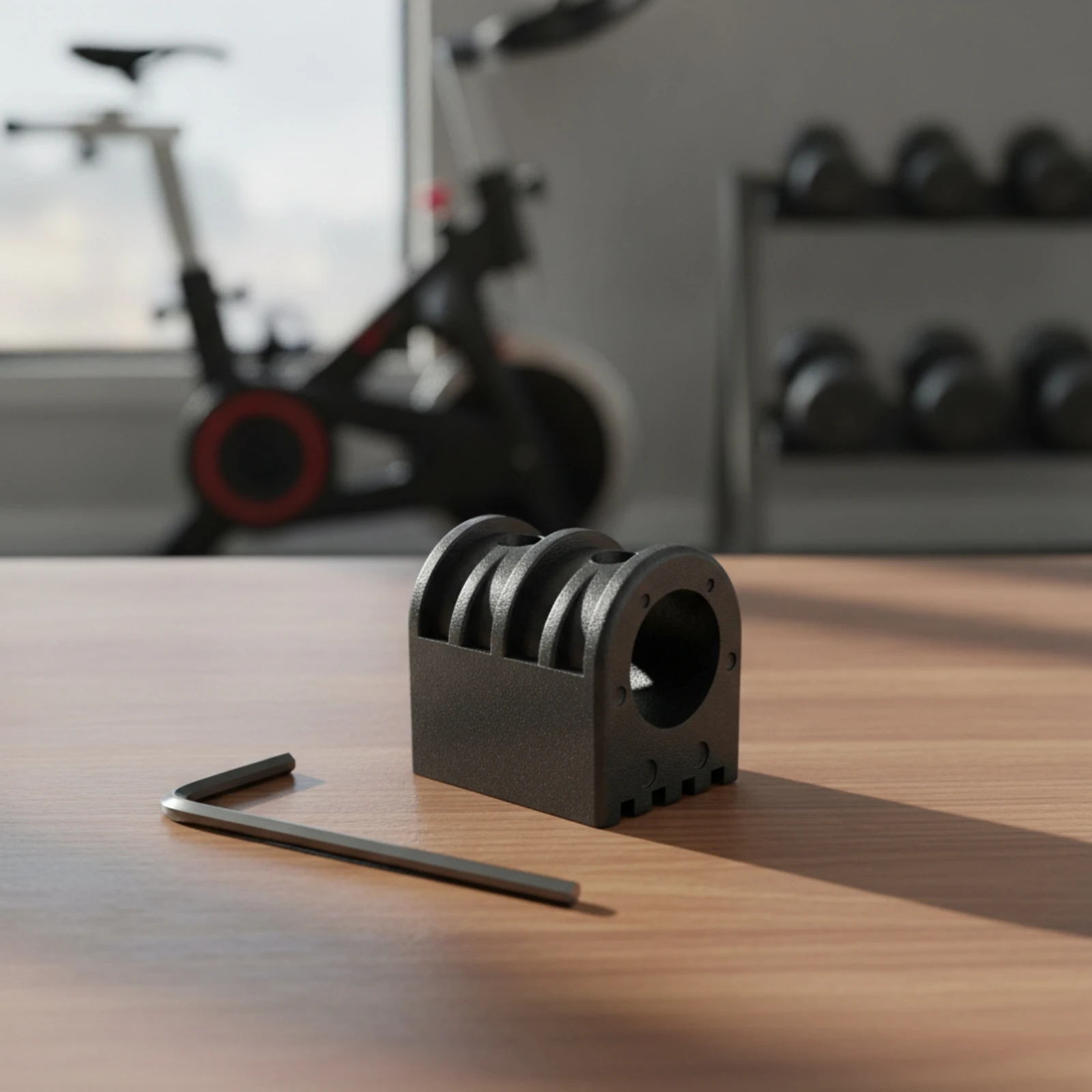 Bike Seat Fixing Block Long-Lasting Stationary Bike Seat Connector Saddle Clamp Strong Easy to Install for Home Gym