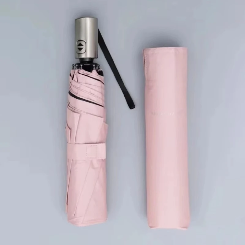 UV Protection Automatic Umbrella Windproof Lightweight Compact Folding Sun Umbrella Woman Portable Travel Sunshade