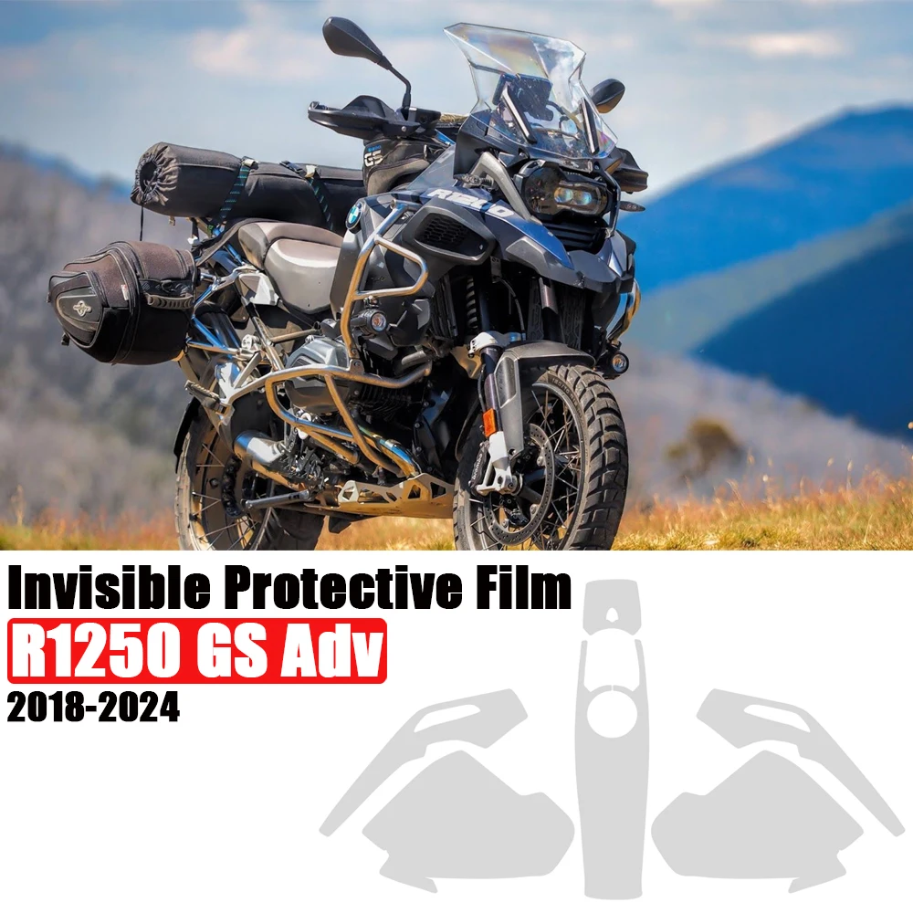 

For BMW R1250 GS adventure PPF Paint Fairing Protection Set Body Invisible Scratch TPU Film R 1250 GS Adv TPU Protective Film