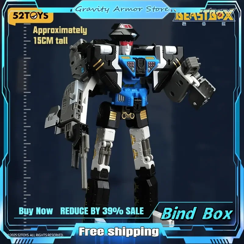 

52toys 1/4 Squad Firepower Robo, Deformation Toys Action Figure, Original Collectible Converting Cartoon Festival Gifts Toys