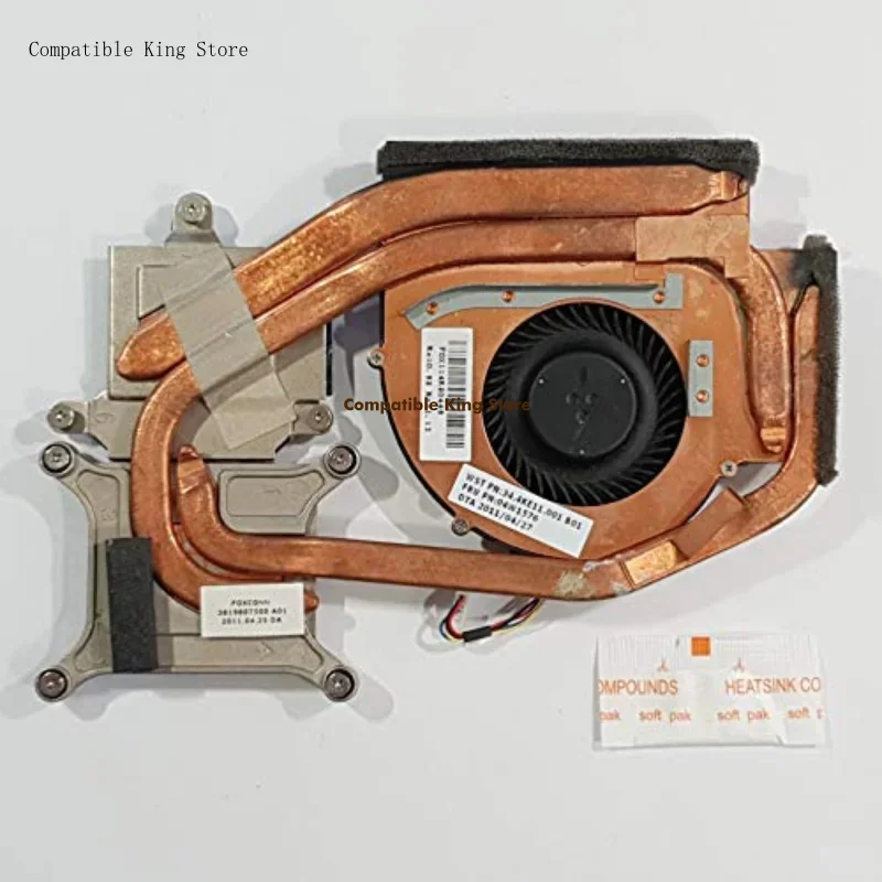 d Replacement Fan for Lenovo ThinkPad W520 CPU Cooling Fan + Heatsink 6-Pin 4-Wire FRU 04W1576