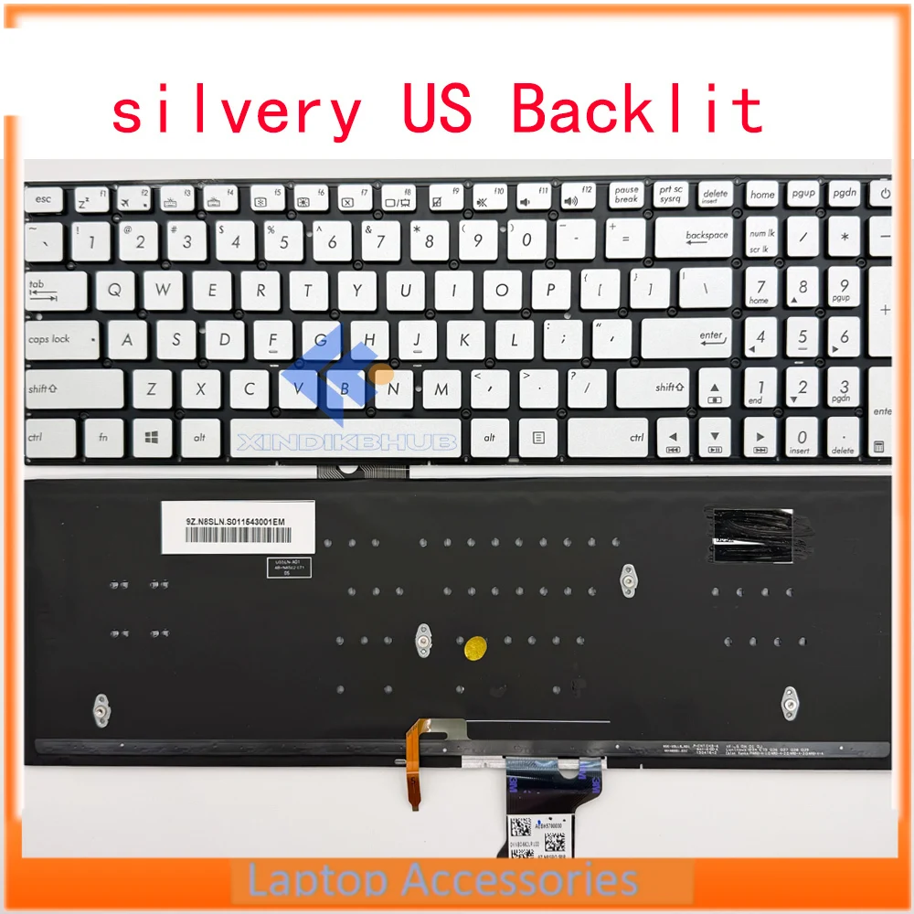 Teclado para ordenador portátil XIN-ruso-estadounidense para For Asus ROG G501 G501J G501JW G501V G501VW ZenBook Pro UX501 UX501J UX501JW UX501V UX501VW