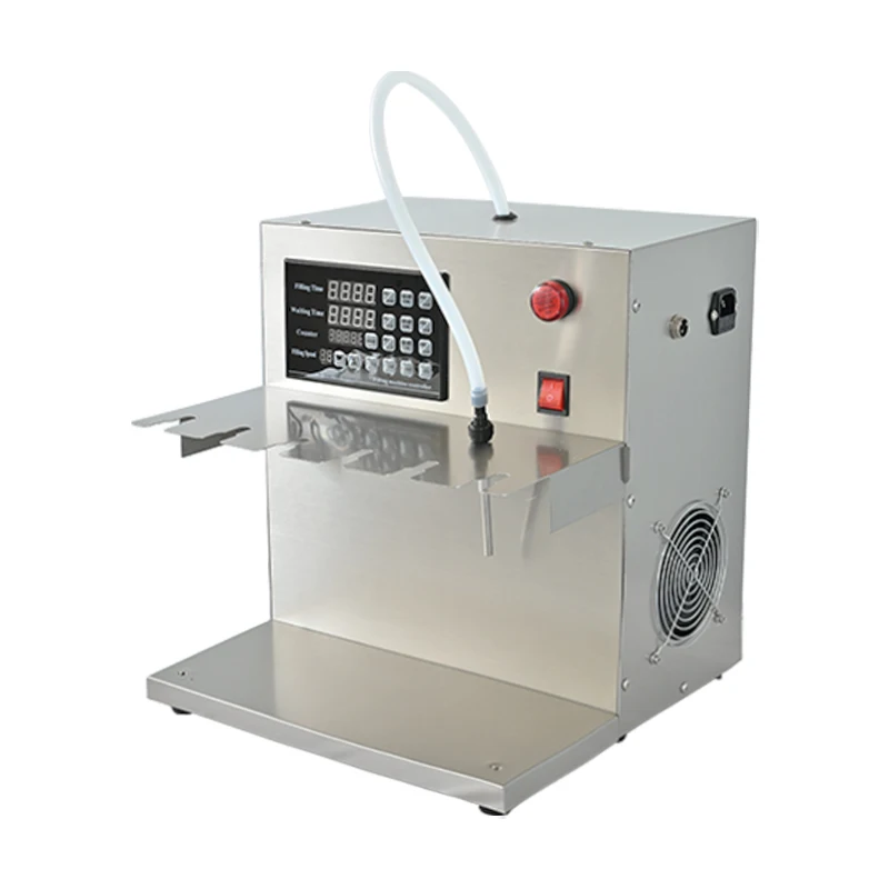 Semi A.utoma.tic Spout Pouch Sma.ll Liquid Filling Ma.chine with Desktop Sta.nd up Pouch Qua.ntita.tive Pump