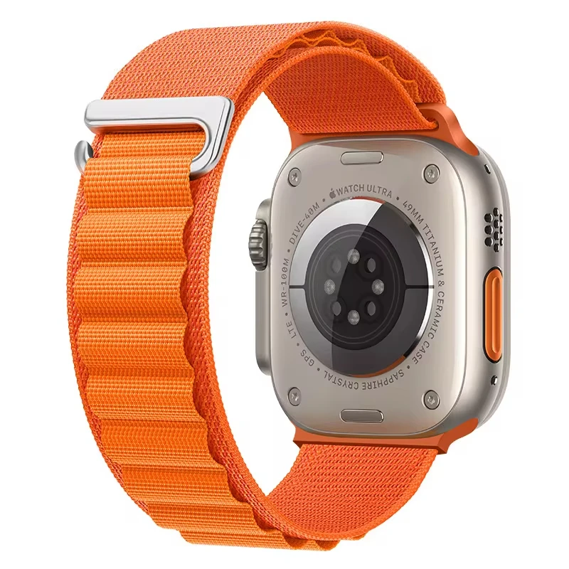 Alpine Loop For Apple Watch Ultra 2 49mm Band 41mm 44mm 45mm 38-42-40mm Sport nylon Bracelet iWatch Series 9 8 7 6 5 3 SE Strap