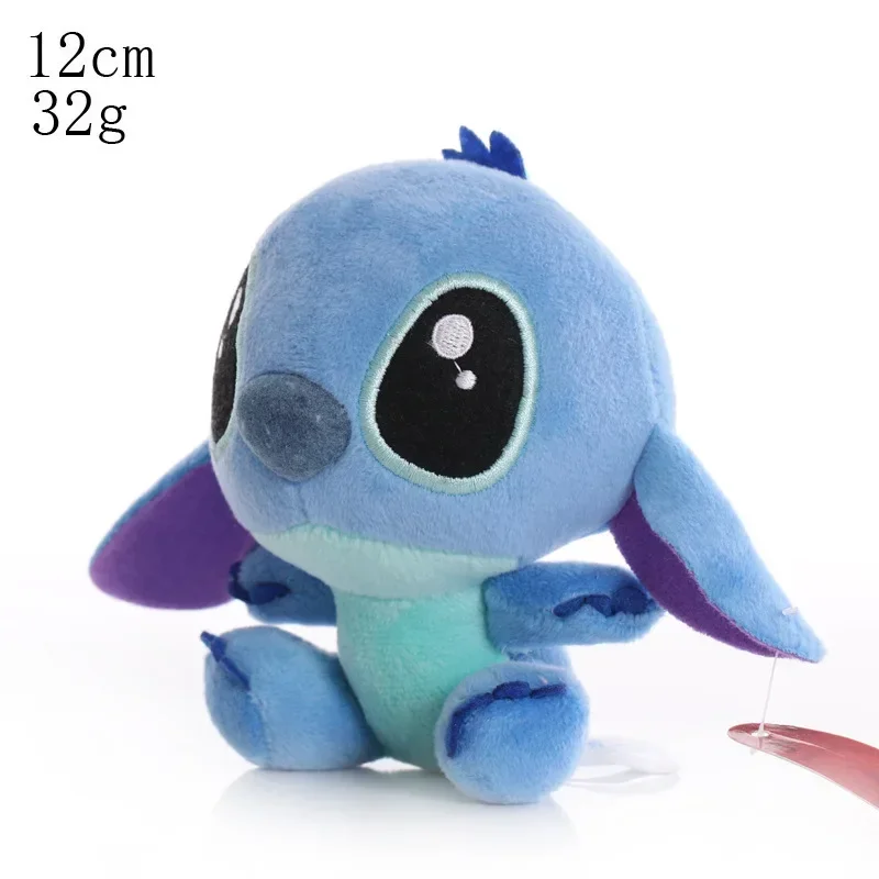 12cm Stitch Angie Doll Car Interior Decor Accessories Charm Bag Charm Keychain Doll Charm Star Baby Mini Doll Children's Gifts