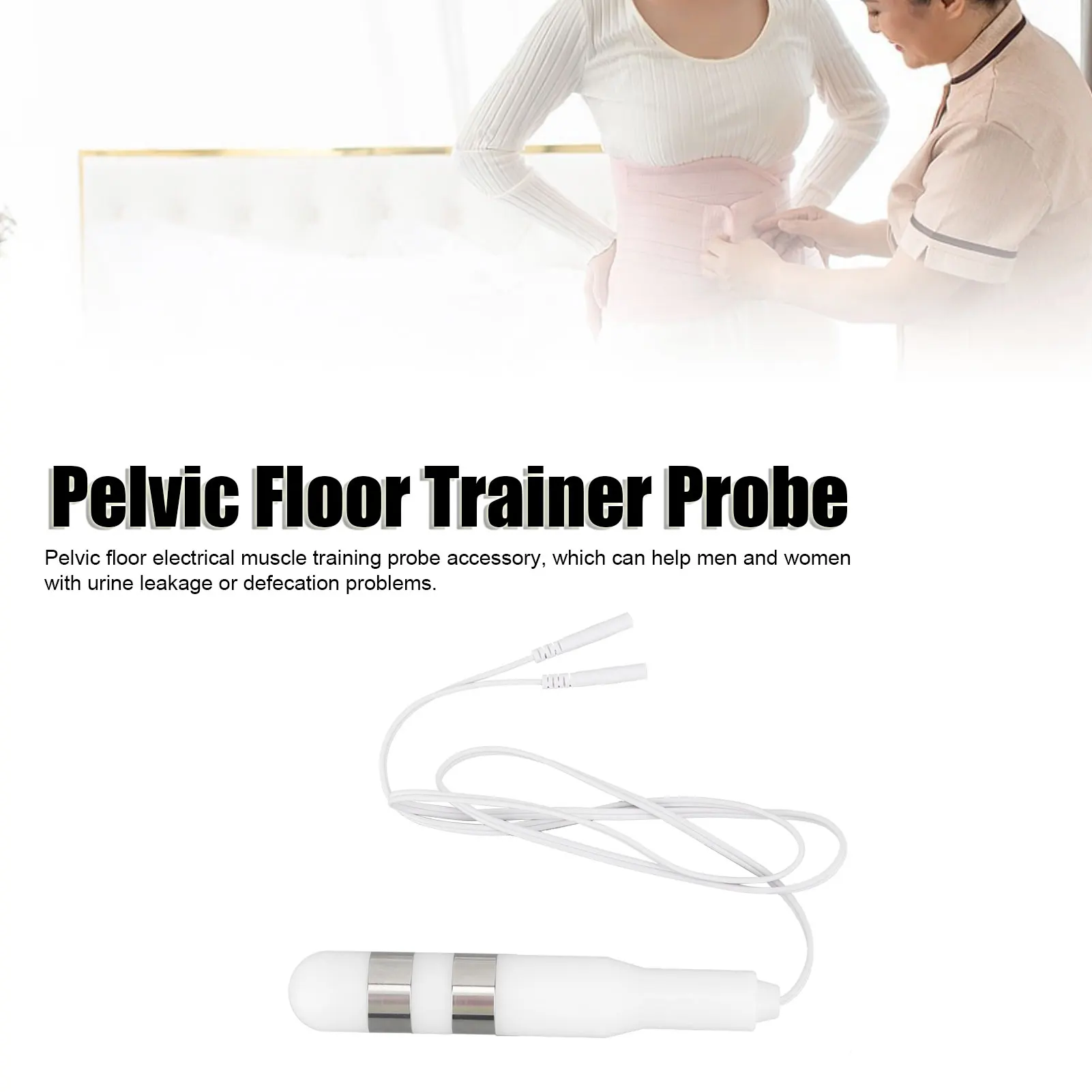 Pelvic Floor Trainer Replace Probe Electric Pelvic Muscle Trainer Probe Smoothing Surfaces for Microcurrent Device for Women