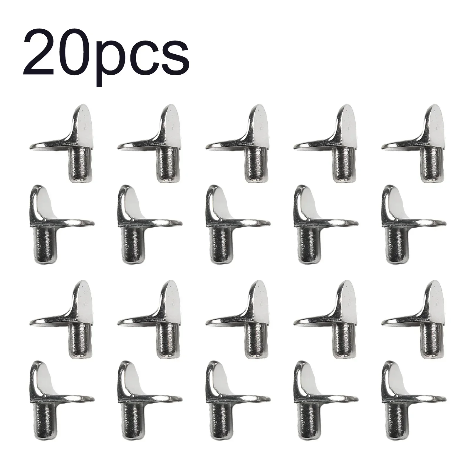 Efficiently Organize With Shelf Support Studs Pegs Pins Plugs Cabinet Bracket Silver 5mm L Shaped (Pack Of 20)