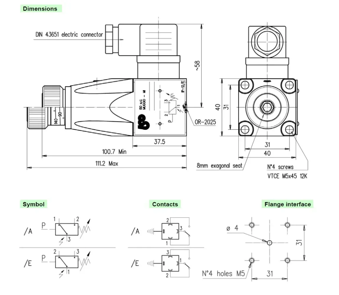 IPN-035/A IPN-350/A Druckschaltersensor