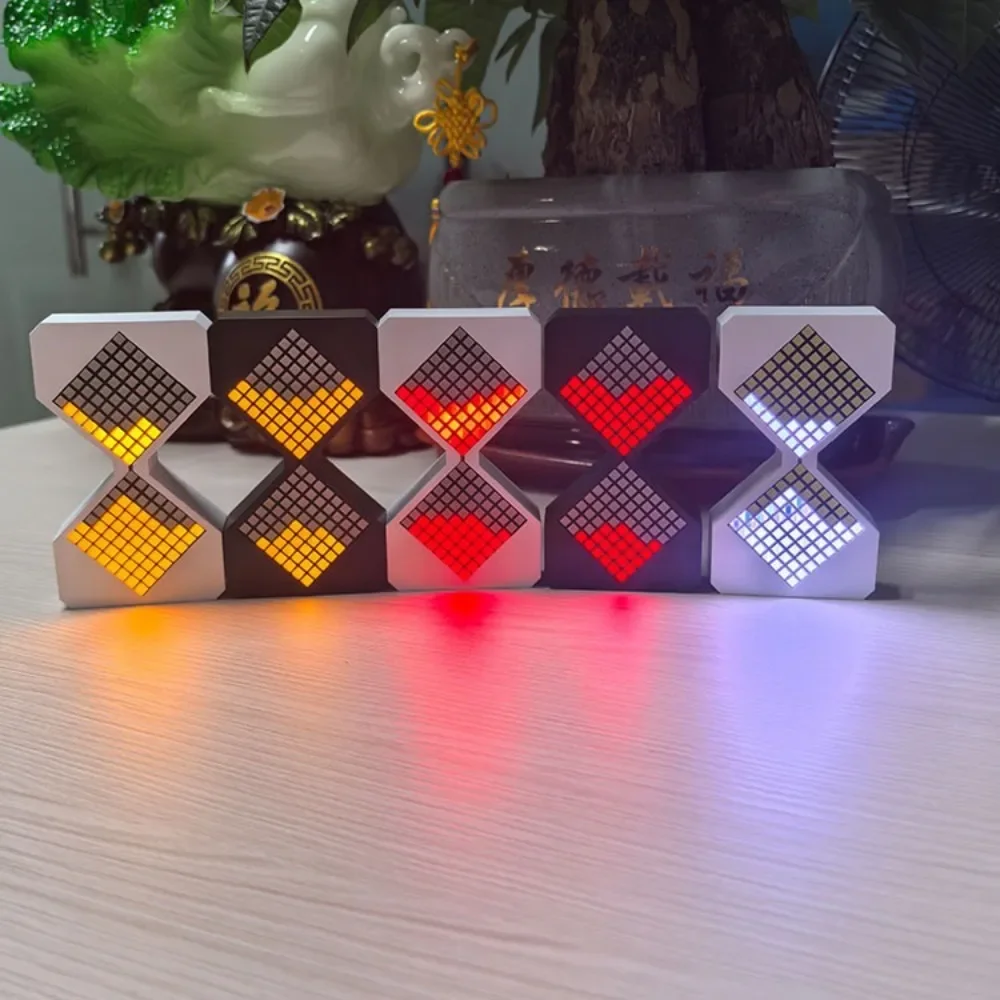 Genuine Cyber Style LED Electronic Hourglass with Gravity Sensing Technology Sensing DIY Digital Sand Clock 1-30 Min Timer