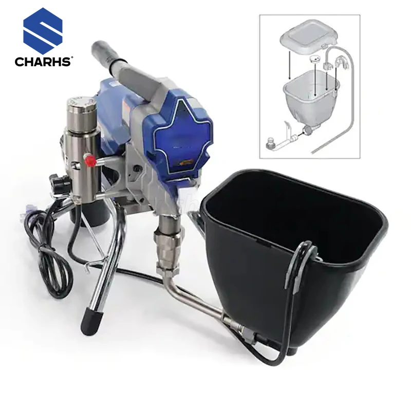 CHARHS 6L Hopper for Small Electric Airless Paint Sprayer FinishPro Airless, 1.5 gal 17H171