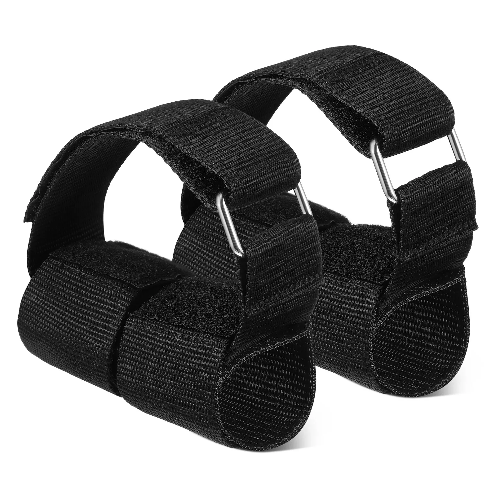 2Pcs Adjustable Ankle Straps Dumbbell Foot Attachments for Weight Lifting Leg Workouts Gym Exercise Hamstring Trainer Strength
