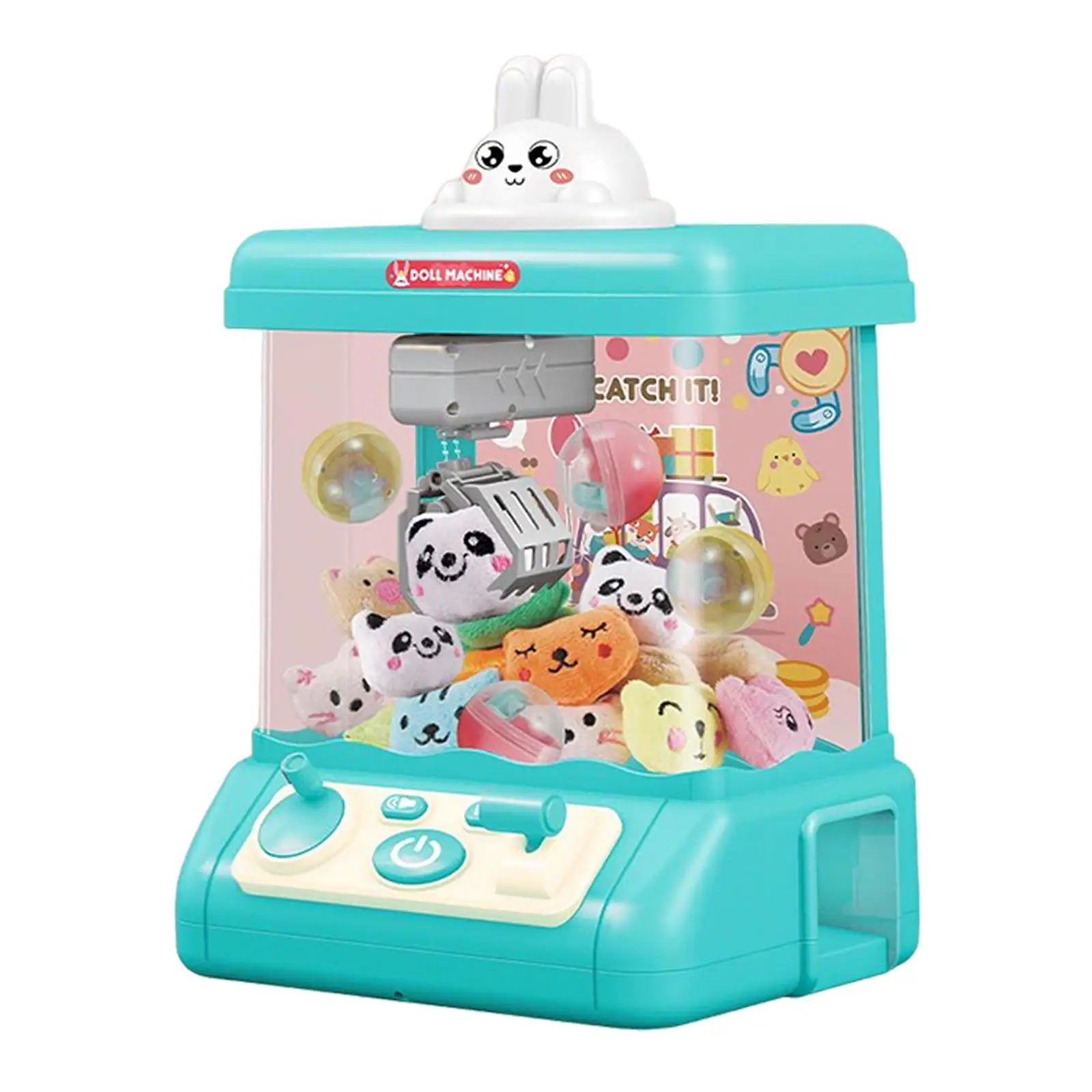 Petite machine à griffes, distributeur de jouets, jeu d'arcade l'inventaire avec lumières et son, machine à attraper le beurre bricolage, cadeaux d'anniversaire