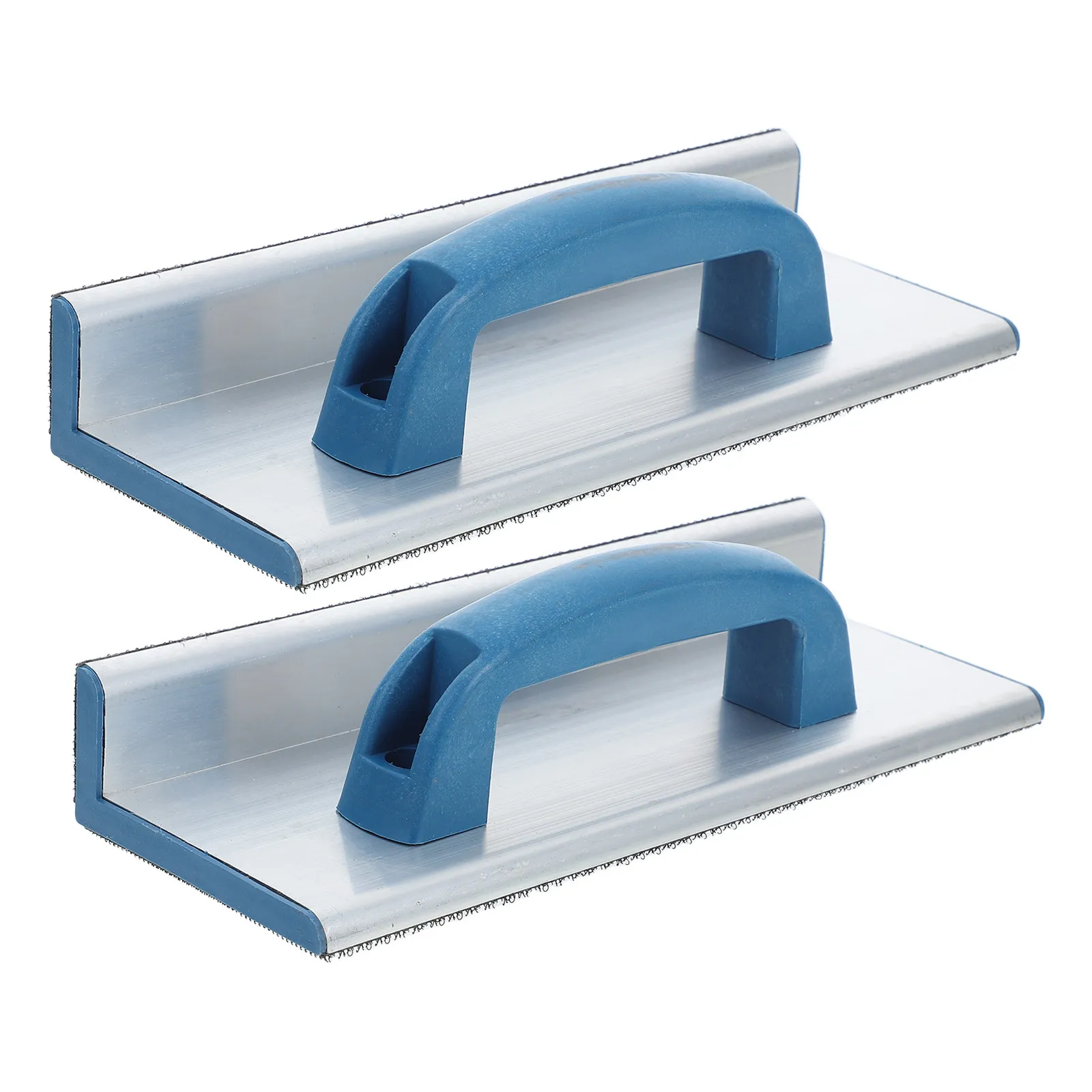 2Pcs Self Adhesive Corner Sandpaper Holder Hand Grip Sanding Block Tool for Walls Drywall Plasterboard Wood Metal Polishing